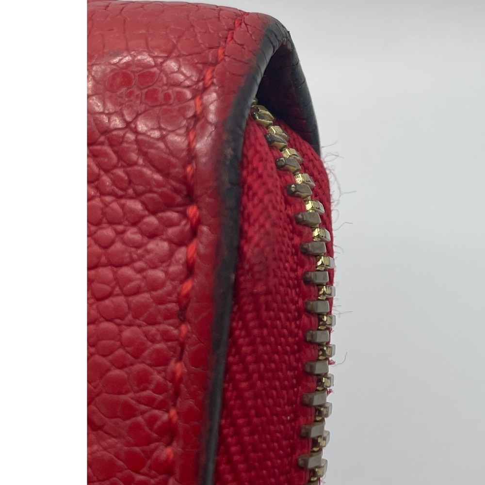 Louis Vuitton Zippy Wallet Cerise Red Monogram Empreinte Leather #850 - Picture 9 of 16